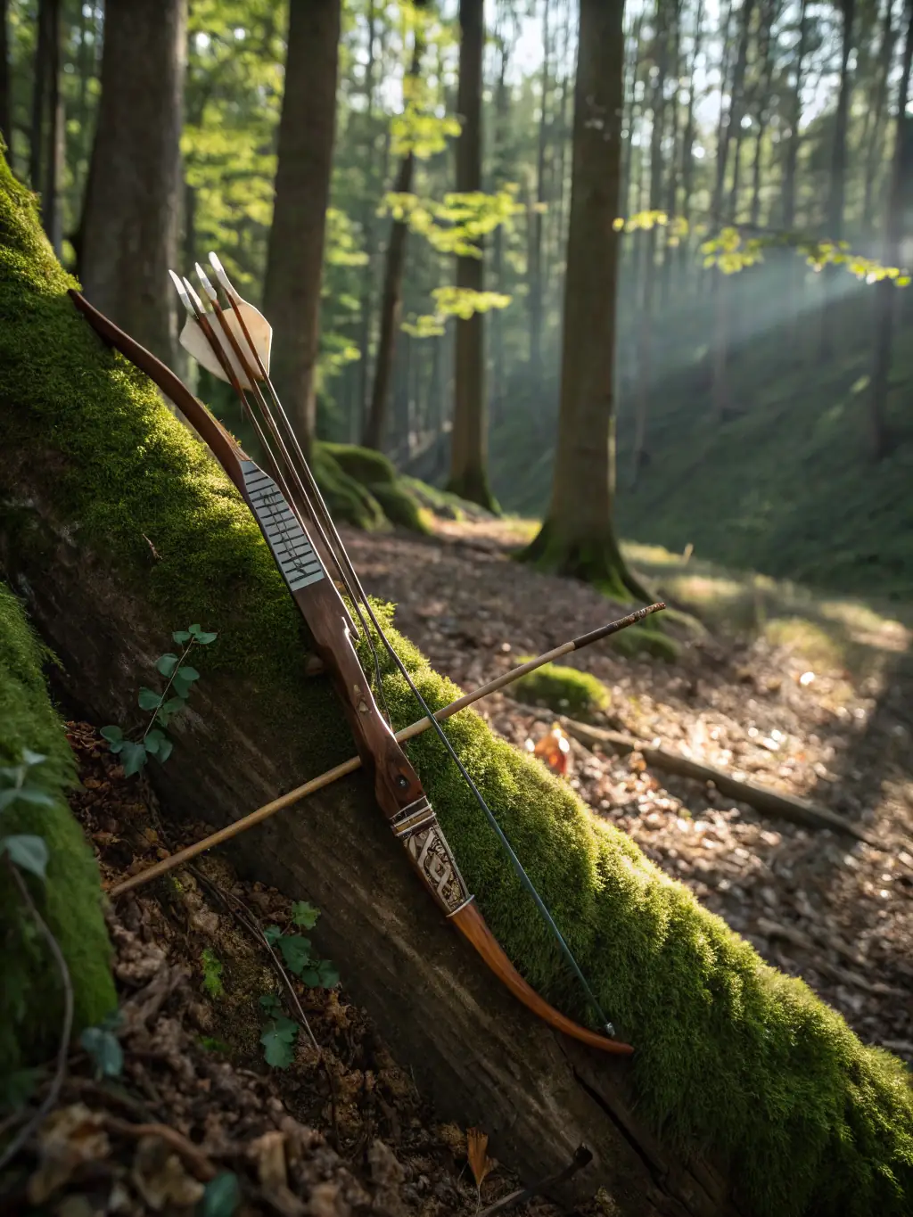 A close-up shot of an archer's hand drawing back a bowstring, focusing on the precision and technique involved in archery.